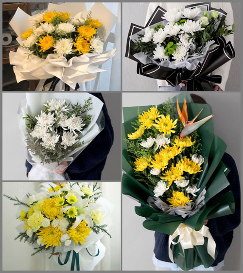 广东梅州市五华县安流镇胜利村白事花束代送